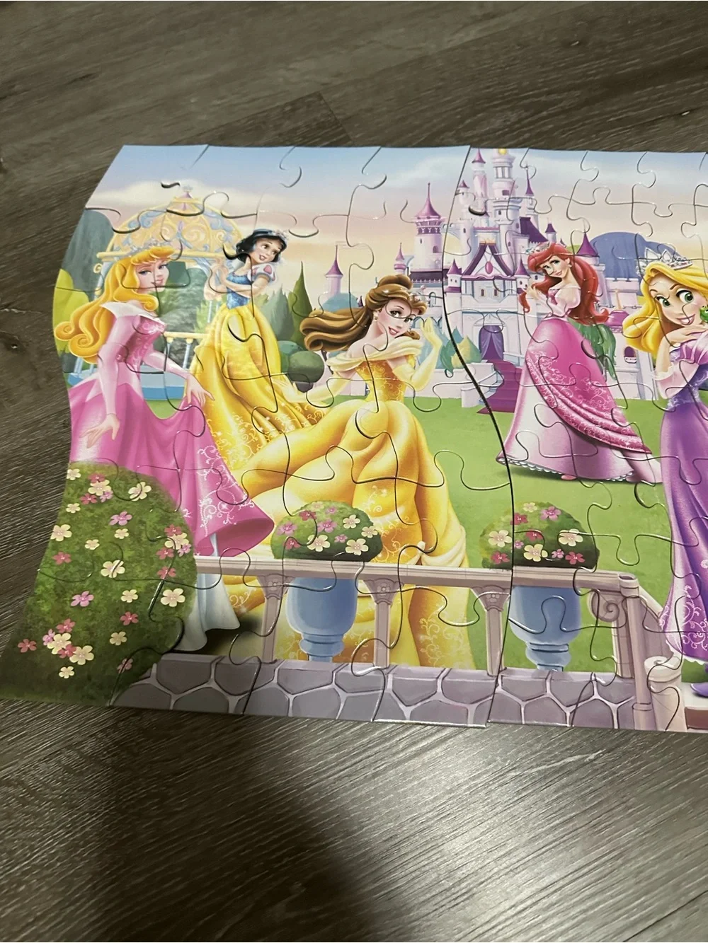 Disney Princess 3 in 1 Panoramic Puzzle (3 Puzzles in 1) - 172 Pieces